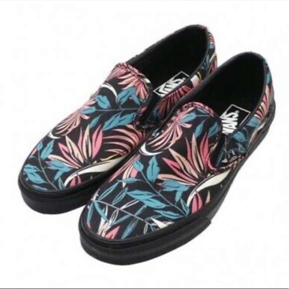 vans california floral slip on